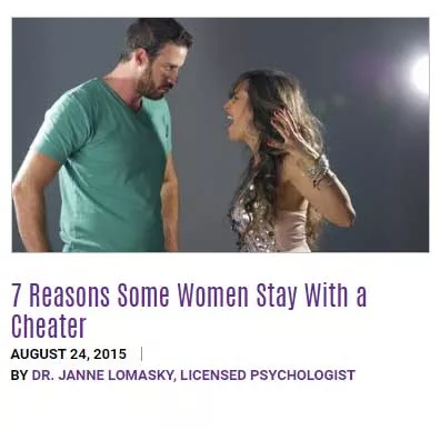 7 Reasons Some Women Stay With a Cheater
